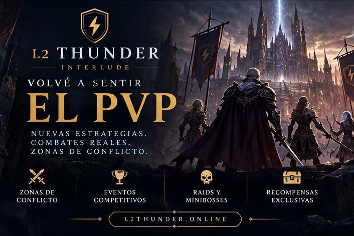 Volvé a sentir el PvP: nuevas estrategias, combates reales y zonas de conflicto. Zonas de conflicto, eventos competitivos, raids y minibosses, recompensas exclusivas.